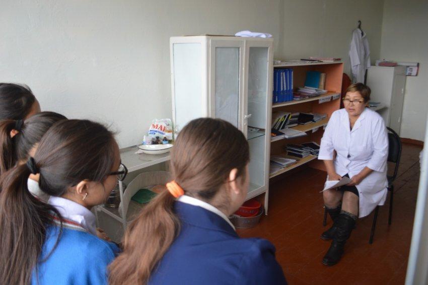 лекция медицинского работника школы-Тураровой С.Б.с девочками на тему : "Половое созревание"
