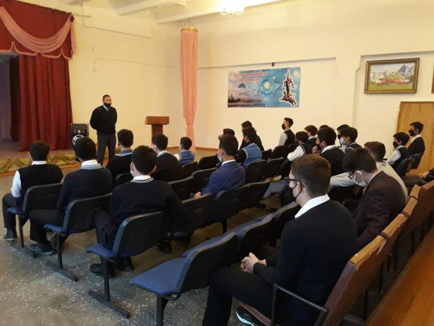 Встреча-знакомство с инспектором по ДН Токеновым Н.Т.