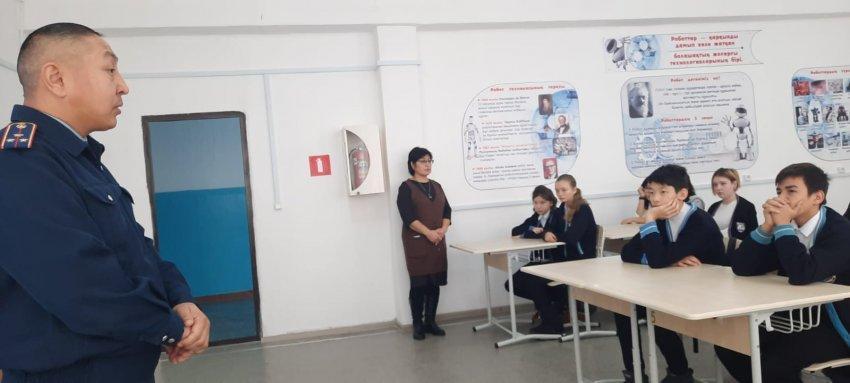 "Бала құқығы-адам құқығы " атты республикалық онкүндік жоспары бойынша кездесу өткізілді.